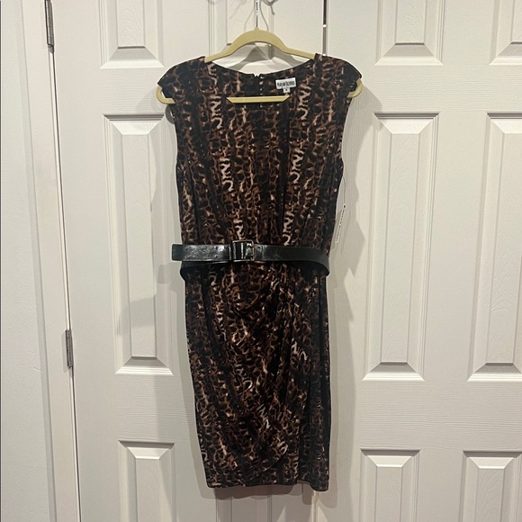 Marvin Richards Dresses & Skirts - NWT- Marvin Richards Brown Leopard Print Midi Dress